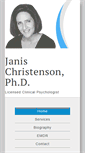 Mobile Screenshot of janischristenson.com